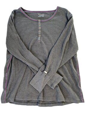 Columbia Long Sleeve Top - Women's 2XL - Purple Omni Wick Rib Knit Sweater